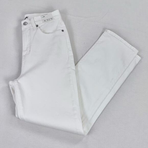 J Crew Women's Classic Straight Leg Jean Size 26 White - Picture 2 of 16